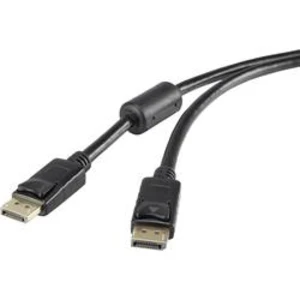 Kabel pro DisplayPort Renkforce [1x zástrčka DisplayPort - 1x zástrčka DisplayPort], 10.00 m, černá