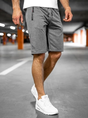 Pantaloni scurți de trening grafit bărbați Bolf JX505