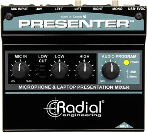 Radial Presenter Analogový mixpult