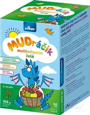 MULTIVIT.MUDRACIK ZMES PRICHUTI GUM POR 50KS VITAR