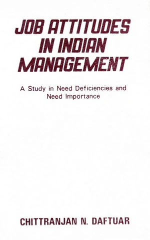 Job Attitudes in Indian Management