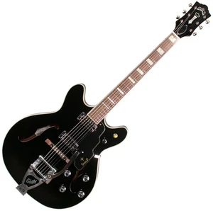 Guild STARFIRE-V-BLK Black Halbresonanz-Gitarre