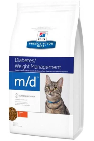 Hills cat  m/d  weight loss - 1,5kg