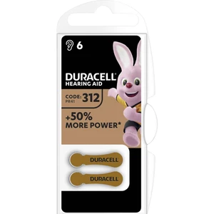 Duracell 312AC Batérie do načúvacích ZA 312 zinkovo-vzduchová 160 mAh 1.45 V 6 ks