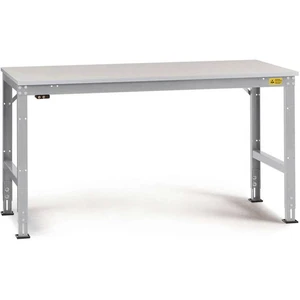 Manuflex LU4146.9006 ESD pracovný stôl UNIVERSAL Štandardný základný stôl s plastovou doskou, ŠxHxV = 2500 x 800 x 766-8