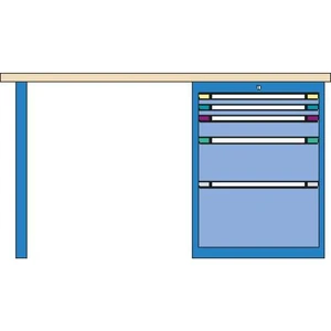 Thur-Metall 84522333 Pracovný stôl (š x v x h) 1500 x 840 x 700 mm