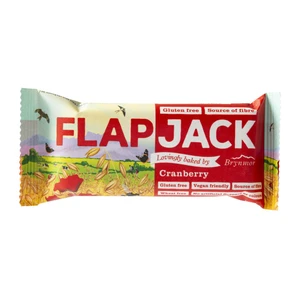 Flapjack ovesný brusinka bezlepkový 80 g   BRYNMOR