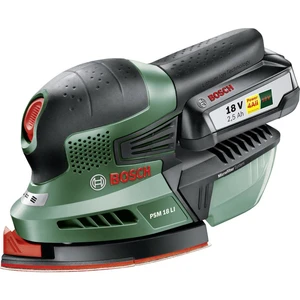 Bosch Home and Garden PSM 18 LI 06033A1303 batériová multifunkčná brúska + akumulátor  18 V 2.5 Ah 93 x 93 x 93 mm, 102