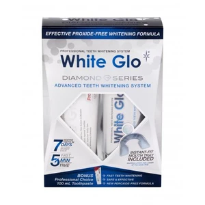 White Glo Diamond Series Advanced teeth Whitening System dárková kazeta bělicí gel 50 ml + zubní pasta Professional Choice 100 ml unisex