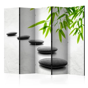 Paraván Zen Stones Dekorhome 225x172 cm (5-dílný)