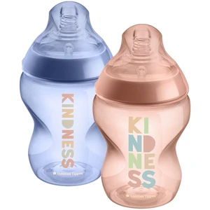 Tommee Tippee Natural Start Anti-Colic samosterilizační kojenecká láhev Nature Slow Flow 0m+ 2x260 ml