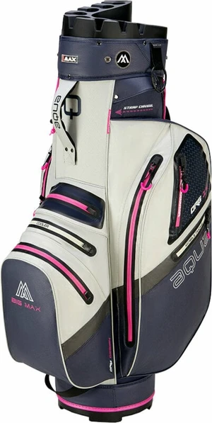 Big Max Aqua Silencio 4 Organizer Steel Blue/Off White/Fuchsia Cart bag