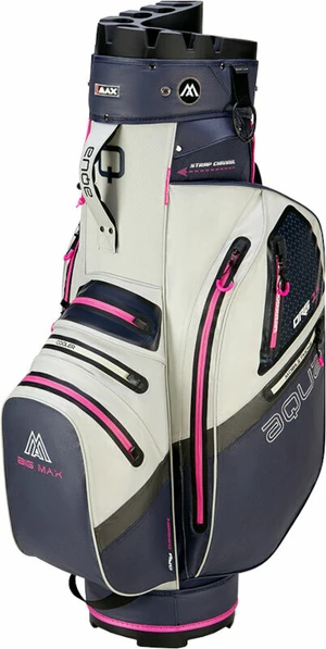 Big Max Aqua Silencio 4 Organizer Steel Blue/Off White/Fuchsia Golfbag