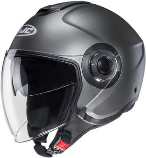 HJC i40N Solid Semi Flat Titanium 2XL Kask