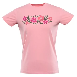 Ružové dámske tričko NAX NERGA