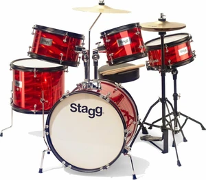 Stagg TIM JR 5/16B RD Kinder Schlagzeug