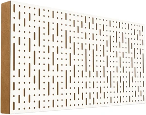 Mega Acoustic FiberPRO120 Binary Bean White/Light Brown Absorbent Holzplatte