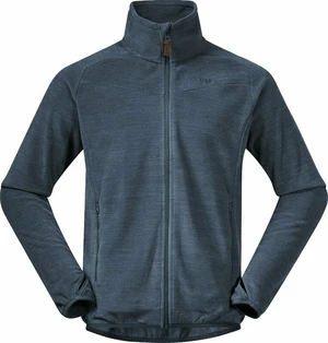 Bergans Hareid Fleece Jacket NoHood Orion Blue S Sweat à capuche outdoor