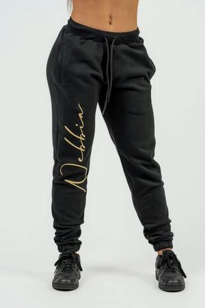 Dámské tepláky Nebbia Intense Women's High-Waist Joggers Signature 846 Gold S