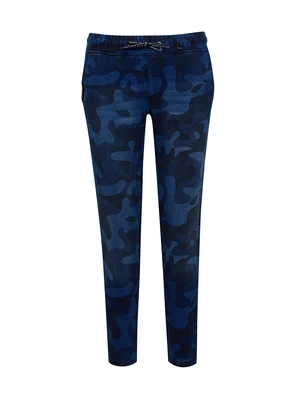 Navy blue patterned sweatpants SAM 73 Ivy