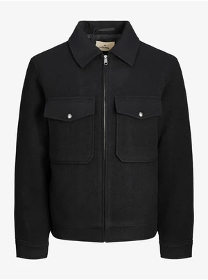 Black men's wool jacket jacket Jack & Jones Baxter - Men