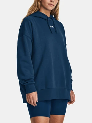 Under Armour Sweatshirt UA Rival Fleece OS Hoodie-BLU - Women