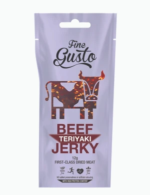 Fine Gusto Hovězí jerky teriyaki 12 g