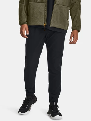 Čierne športové tepláky Under Armour UA Stretch Woven CW Jogger