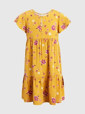 GAP Kids ruffle dress floral - Girls