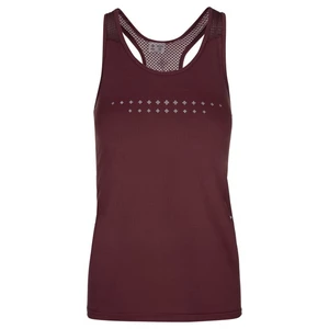 Women's running top Kilpi SIEN-W dark red