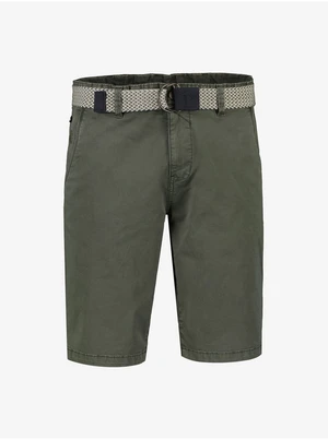 Dark green men's shorts LERROS - Men