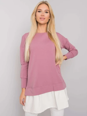 RUE PARIS Dusty pink women's cotton tunic