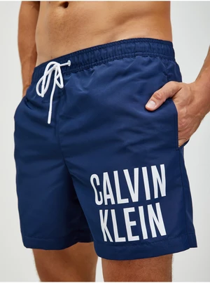 Calvin Klein Underwear Tmavomodré pánske plavky Calvin Klein