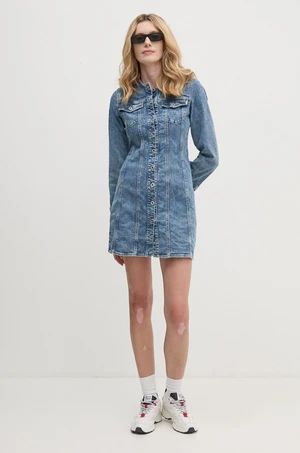 Džínové šaty Pepe Jeans ELLA modrá barva, mini, PL953549