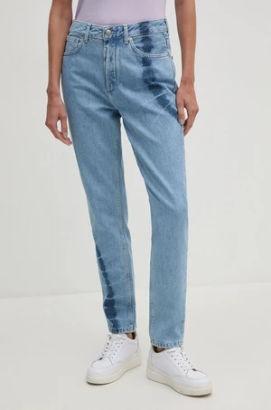 Džíny Pepe Jeans TAPERED JEANS HW TIE DYE dámské, high waist, PL204714