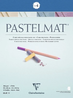 Clairefontaine Pastelmat Glued Pad N4 30 x 40 cm 360 g Album per schizzi