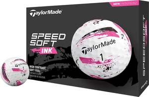 TaylorMade Speed Soft Ink Pink Golfové míčky