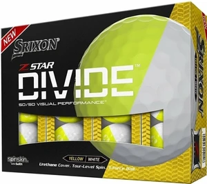 Srixon Z-Star Divide Golf Balls White/Tour Yellow Palle da golf