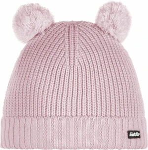 Eisbär Ponti Pompon Kids Beanie Pink Clay/Pink Clay/White UNI Bonnet de Ski