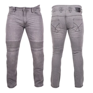 Pánské moto jeansy BOS Micas  Gray  40