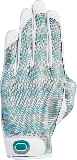 Zoom Gloves Sun Style Golf White/Mint Waves Bal kéz L/XL Női kesztyű