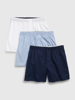 GAP Woven poplin briefs, 3 pcs - Men's