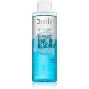 Delia Cosmetics Clean Skin dvoufázový odličovač na obličej a oční okolí 200 ml