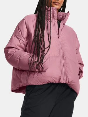 Ružová zimná páperová bunda Under Armour UA CGI DOWN PUFFER JKT