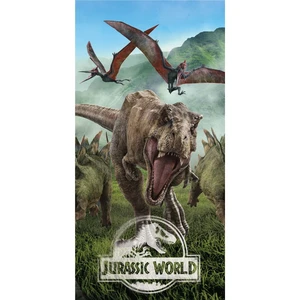 Bawełniany ręcznik dziecięcy 70x140 cm Jurassic Park – Jerry Fabrics