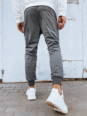 Pánské světle šedé joggers tepláky Dstreet