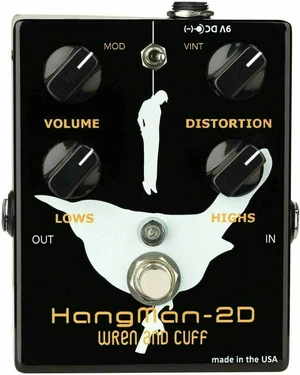 Wren and Cuff Hangman-2D High-Gain Distortion Efect de chitară