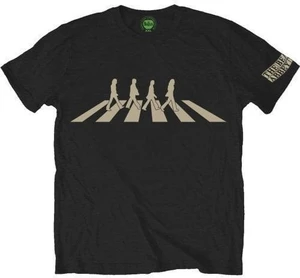 The Beatles T-Shirt Abbey Road Silhouette Unisex Black XL