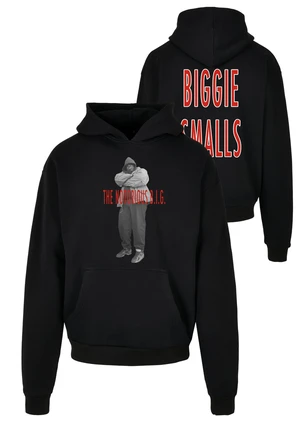 Biggie Smalls Concrete Hoody černá