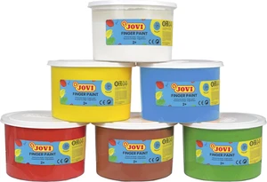 Jovi 561/6 Ensemble de peinture au doigt 6 x 500 ml